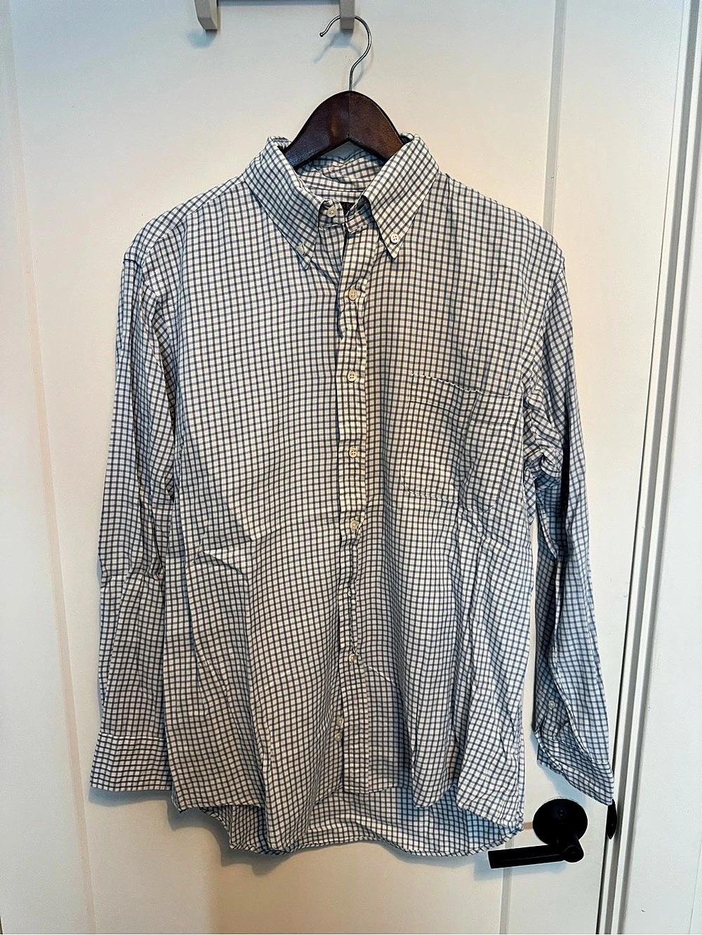 Royal Yacht Collection Men's Gingham Button Down Shirt Size Medium